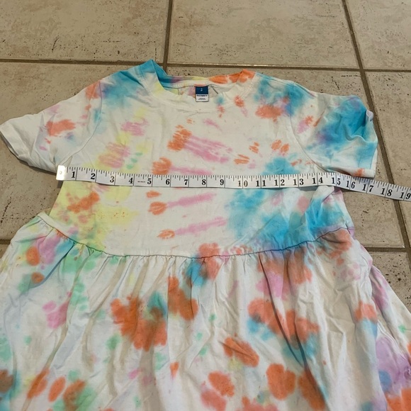 💜 Old Navy Women's Smocked Tie-Dye Dress, Size Small - Picture 2 of 7